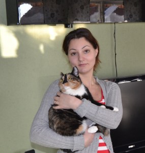 Så rofyllt och fint! sköldpaddsfärgad katt